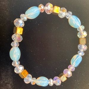 3/10 cubed clear bracelet